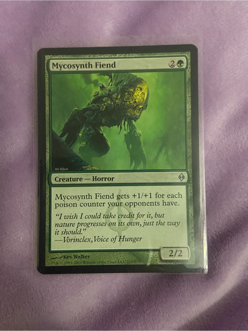Mycosynth Fiend Green Magic: The Gathering Card